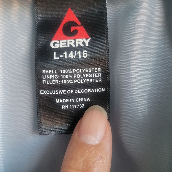 Aqua and Gray Kids Jacket - Picture 12 of 13